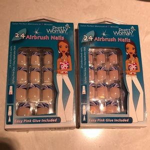 Set of 2 Pretty Woman Airbrush Nails Kits (CMM006)